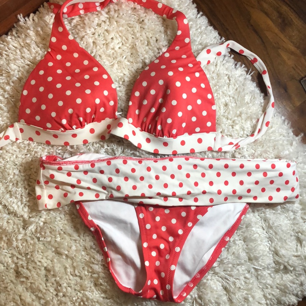 Victoria secret polka dot bikini